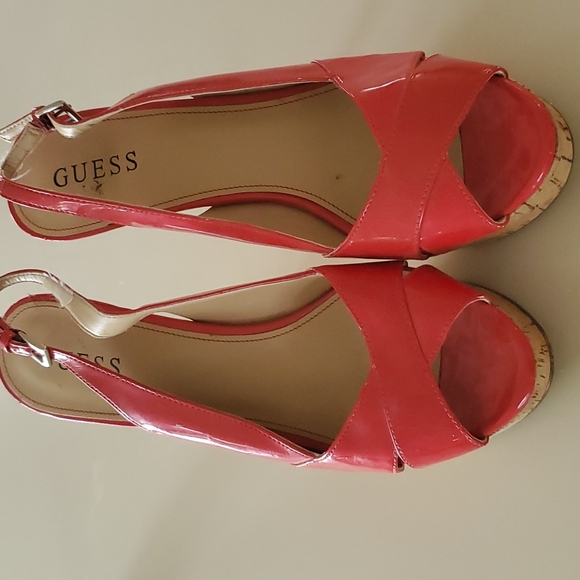GUESS size 8.5 red heels - Picture 11 of 11